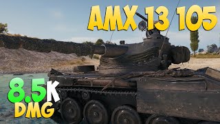 AMX 13 105 - 5 Kills 8.5K DMG - Familiar! - World Of Tanks
