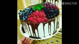 ФРУКТОВЫЙ ТОРТ НА НОВЫЙ ГОД UY SHAROITIDA TORT TAYYORLASH/ORDER FRUIT CAKE