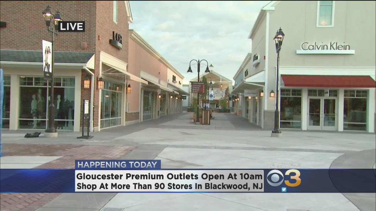 Brand New Outlet Center Opens In South Jersey - YouTube