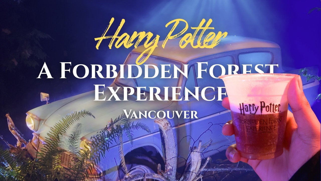[4K]🪄Magical Night Walk | Harry Potter Forbidden Forest Experience Vancouver 2025