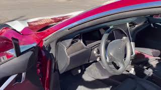 #Tesla #modelS 100d Performance передняя часть, покраска, сборка ( часть 5)