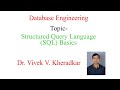 DBE Lect 17 SQL Basics Select From Where Part 1