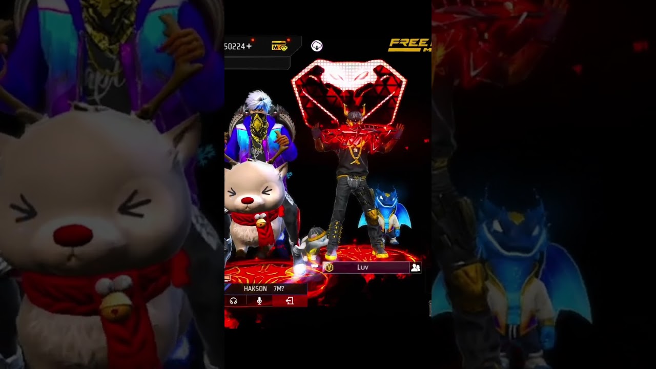 Finally ! I Got Golden season 1 and 2 Hip Hop bundle in my I'd omg- Garena free fire max 