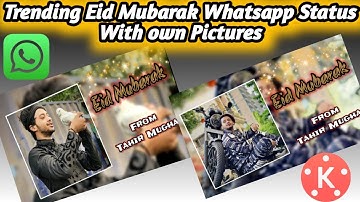 Eid Mubarak Trending Double Exposure Effect Video Editing With Own Pictures l Kinemaster Editing2020