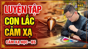 445. Bài 5: VÌ SAO Bạn nên luyện tập CON LẮC CẢM XẠ mỗi ngày? - Cảm xạ học.