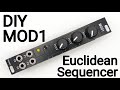 DIY eurorack modular synth | MOD1 Euclidean sequencer : Arduino based general-purpose CV/Gate module