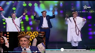 سهرة العيد على التلفزة المغربية8 [الركادة REGGADA] interview CHIKH BRAHMI
