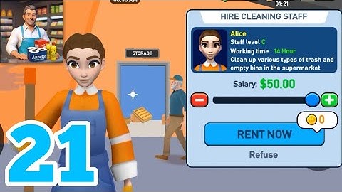 Supermarket Tycoon 3d Simulator Gameplay Walkthrough part 21 (Android, IOS)