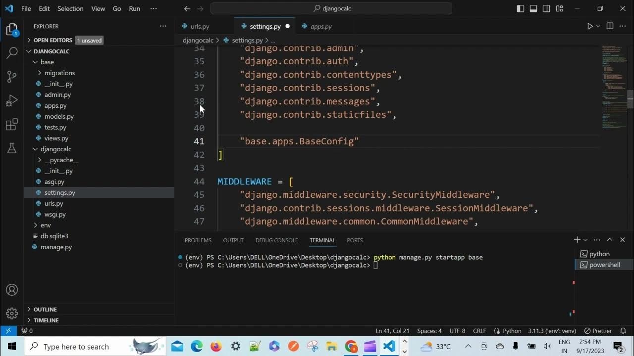 Django calculator app - YouTube