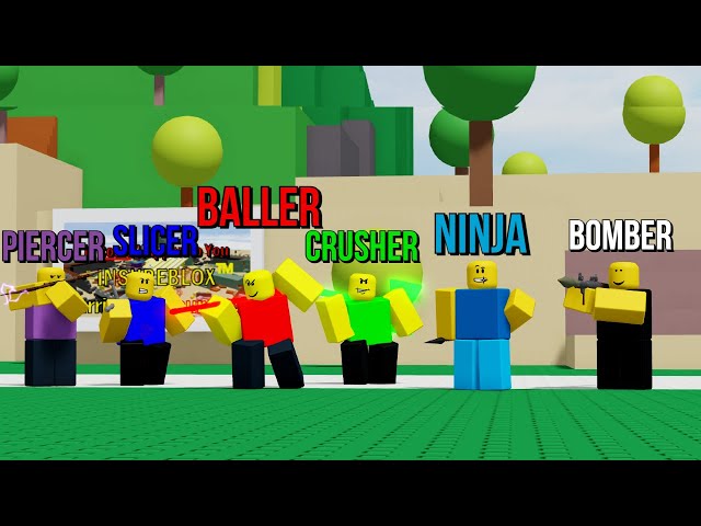 We became the BALLER, SLICER, PIERCER, and CRUSHER in Combat Warriors! ( Roblox) 