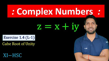Ex. 1.4 Cube Root of Unity |Complex Number| XI-HSC Maharashtra board #maths #Maharashtra #board 
