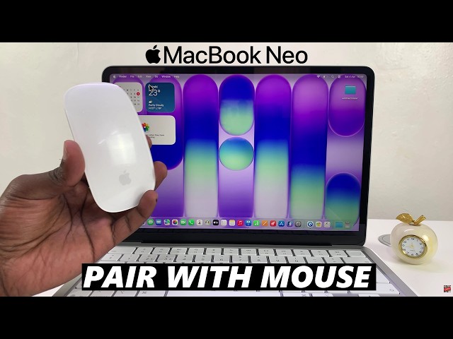 How To Connect Magic Mouse To MacBook Neo - YouTube