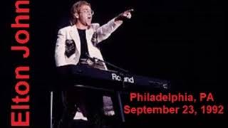 Elton John Philadelphia, PA. September 23, 1992