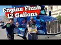 Peterbilt 579 Paccar MX-13 AMSOIL Engine Flush Oil Change