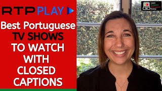 Learn European Portuguese with RTP PLAY TV SHOWS with Closed Captions! screenshot 1