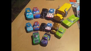 Details Mattel Disney Cars Mini Racers Series 5 Unboxing :Body Shop Ramone, Rex, Buck, J.D, Junior Moon News