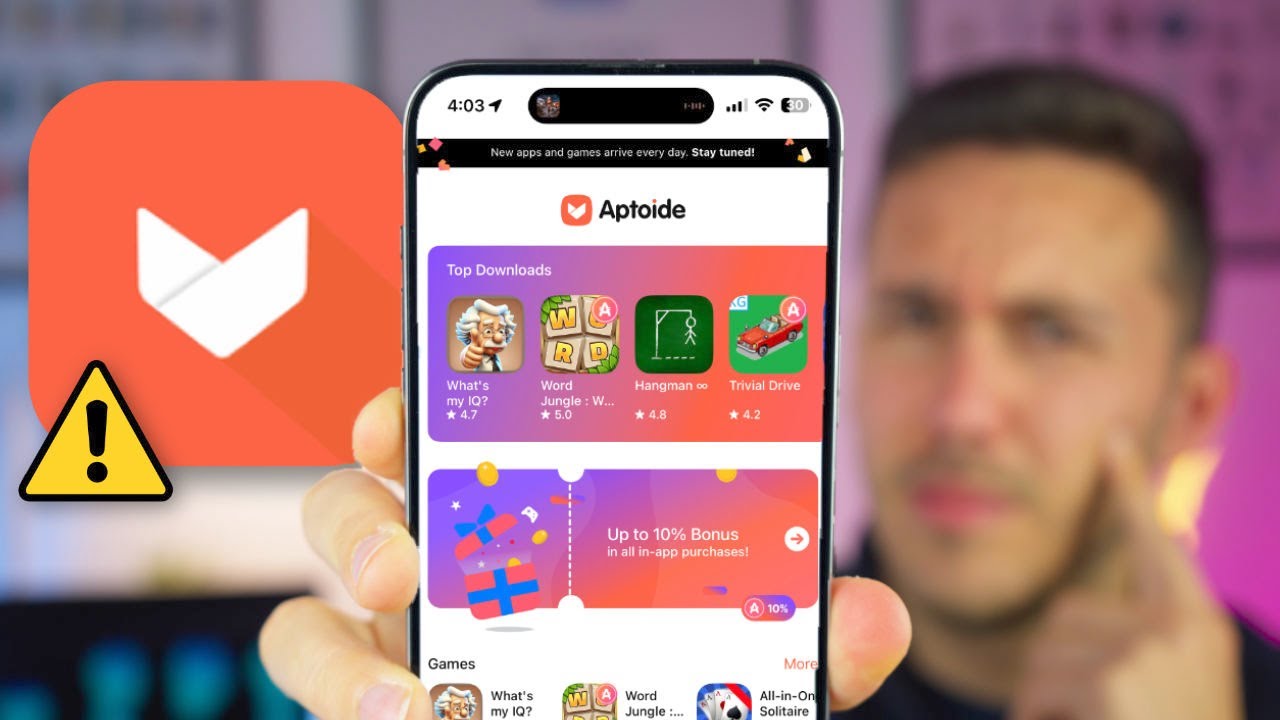 Aptoide para iPhone ¿La MEJOR tienda alternativa a la App Store? ⚠️ ...