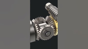 Differential gear reducer #design #cad #machine #solidwork #mechanical #mechanism