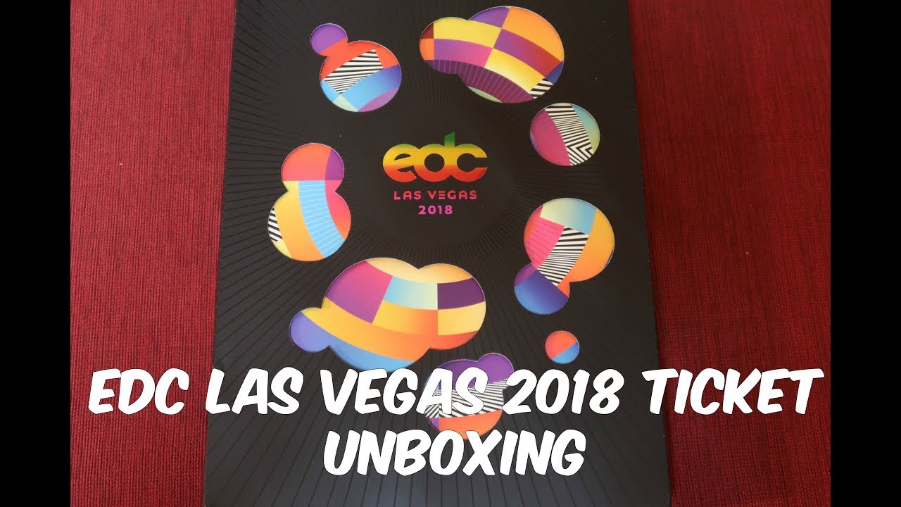 EDC Las Vegas 2018 Ticket Unboxing With Premier Shuttle Passes YouTube
