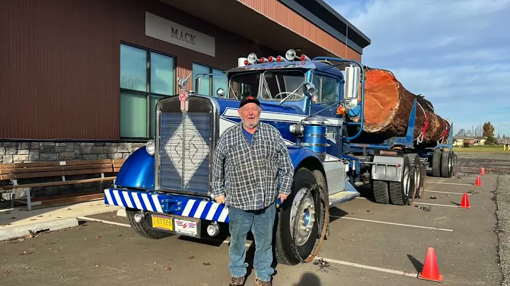 David Hull Driving his 1958 Kenworth To Brooks, Or...