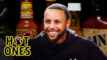 Stephen Curry Is On Fire While Eating Spicy Wings | Hot Ones