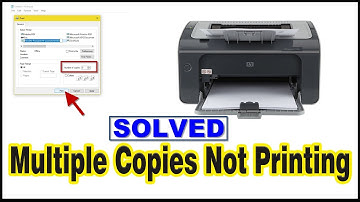 [Solved] Printer Not Printing Multiple Copies | Multiple page print not working in Printer