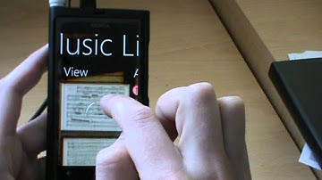 Petrucci Music App for Windows Phone 7