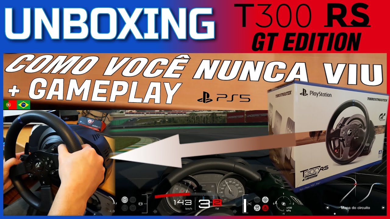 Thrustmaster T300 RS GT Edition unboxing & first look - Team VVV