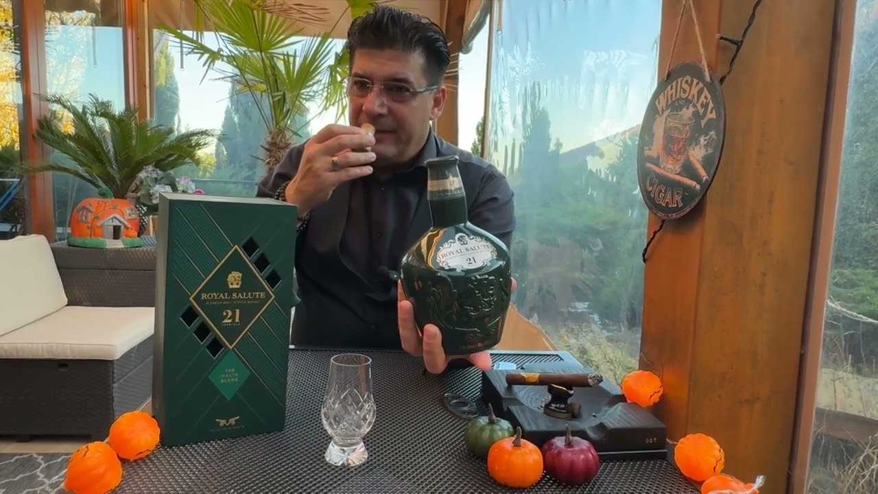 Дегустация шотландского виски Royal Salute 21 года на английском языке!🥃
