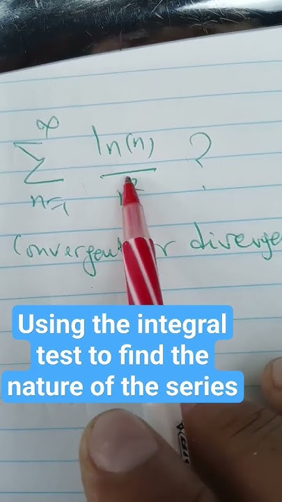 integral test for series #python #olympiad #maths - YouTube