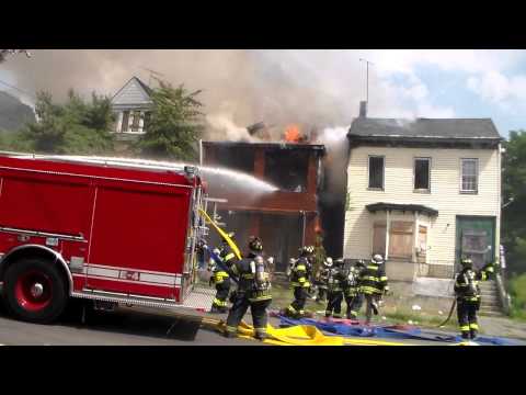 Paterson, NJ 2nd Alarm House Fire 08-19-15