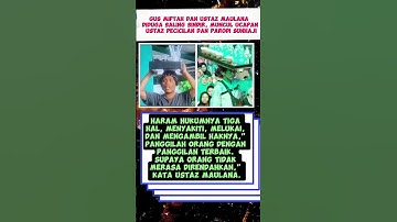 Gus Miftah dan Ustaz Maulana Diduga Saling Sindir #gusmiftah #ustadzmaulana #shorts