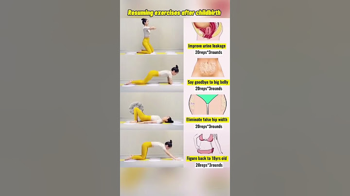 Postpartum workout (Exercises after childbirth)