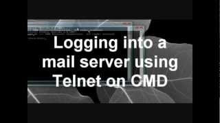 Telnet - logging into a mailserver