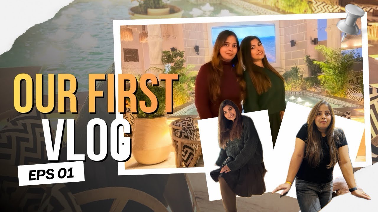 FIRST VLOG 💫 Cafe, Dinner & Beautiful Memories | Gunjan Yachi Vlog