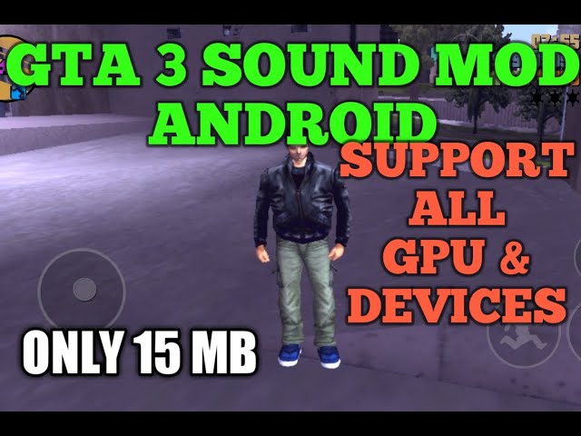 GTA 3 Android - mod áudio para GTA 3 lite 