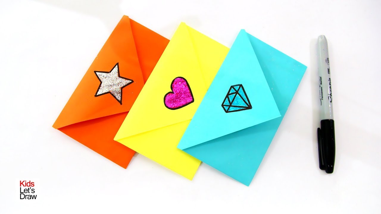 Como Se Hace Sobres How to make ENVELOPES for Letters (No Glue) Easy | Envelope Making With  Paper Easy - YouTube