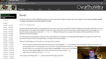 Bandit Level 0 | OverTheWire.org | Hacking Wargame Tutorial