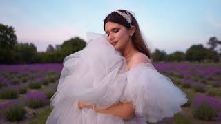 Beauty girl in lavender field | Красивая девушка в лавандовом поле | Красивое видео с лавандой