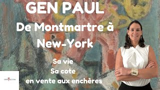 Gen Paul, the kid from Montmartre in New York, his price at auction