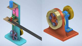 Mechanisms Animation Mechanical Mechanisms  Mechanical Principles  ميكانيزمات حركية  Mechanism