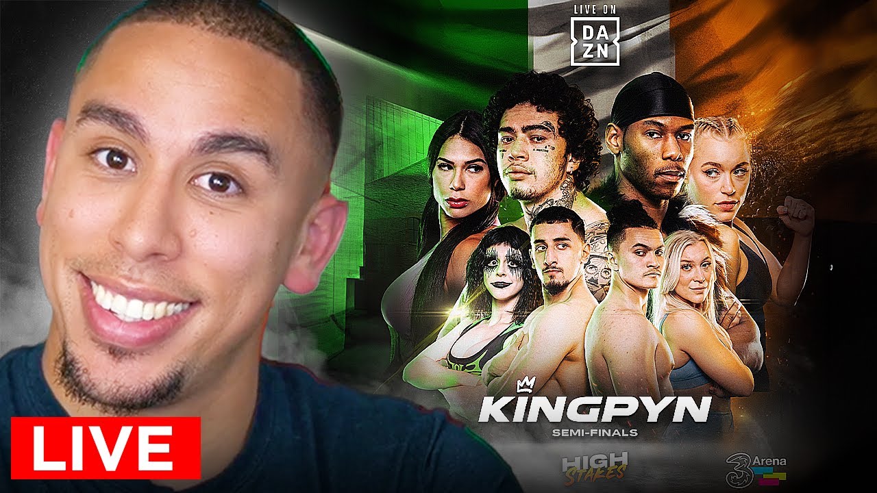 KINGPYN SEMI-FINALS LIVESTREAM WATCH PARTY!! Gib vs Jarvis King Kenny vs Whindersson Nunes