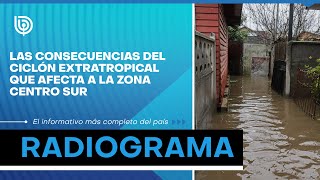 Las consecuencias del CICLÓN EXTRATROPICAL que afecta a la zona CENTRO SUR