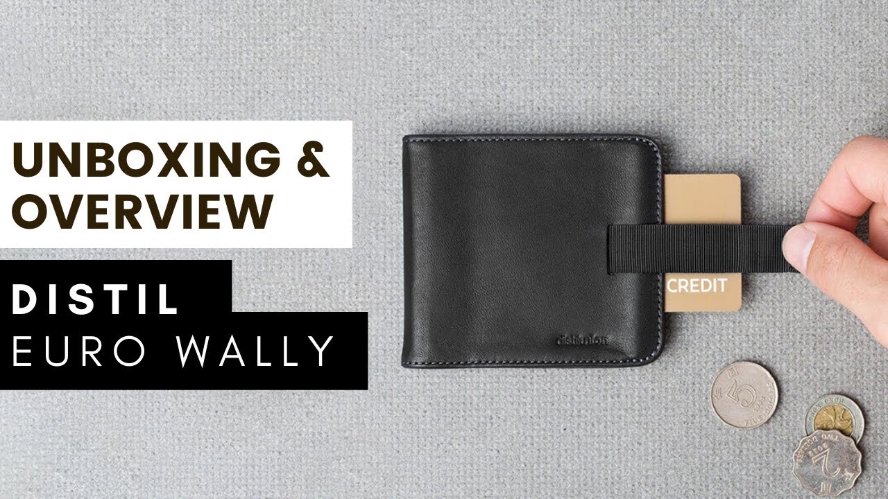 Distil Union Walley Euro Wallet [Unboxing & Overview] - YouTube