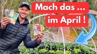 Nicht Vergessen! WICHTIGE Gartenarbeiten + Aussaaten im April 🌱