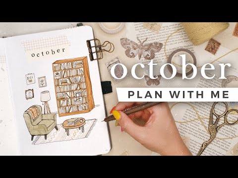 PLAN WITH ME | October 2021 Bullet Journal Setup