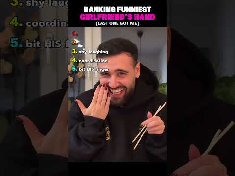 Ranking Funniest Eating Using Girlfriend's Hand