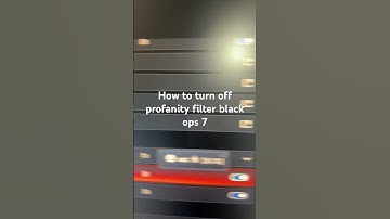 How to turn off profanity filter black ops 7