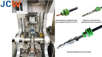 JCW-CST11 SEAL CRIMPING MACHINE / Automatic wire crimping machine / automotive industry wire harness