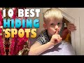 10 SECRET Hiding Spots to Avoid Chores!!